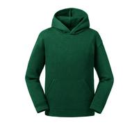 Russell Athletic Childrens Unisex Kids/Childrens Authentic Hooded Sweatshirt (Bottle Green) - Size 5-6Y