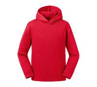 Russell Athletic Childrens Unisex Kids/Childrens Authentic Hooded Sweatshirt (Classic Red) - Size 9-10Y