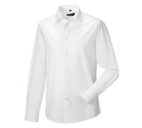Russell Athletic Collection Mens Fitted Long-Sleeved Shirt (White) - Size 2XL