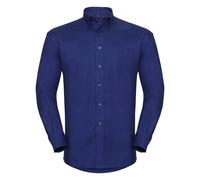 Russell Athletic Collection Mens Long Sleeve Easy Care Oxford Shirt (Bright Royal) - Multicolour - Size 16 inch