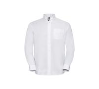 Russell Athletic Collection Mens Oxford Long-Sleeved Shirt (White) - Size 16 inch