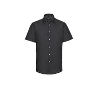 Russell Collection Mens Oxford Tailored Short-Sleeved Shirt PC5756
