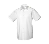 Russell Collection Mens Tailored Short-Sleeved Formal Shirt PC5998
