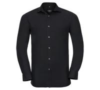 Russell Athletic Collection Mens Ultimate Stretch Long-Sleeved Shirt (Black) - Size Large
