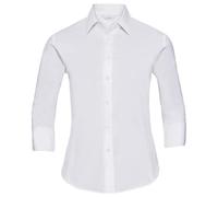 Russell Collection Womens/Ladies Easy-Care Fitted 3/4 Sleeve / N/A N/A PC5855