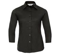 Russell Collection Womens/Ladies Easy-Care Fitted 3/4 Sleeve RW9492