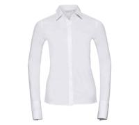 Russell Athletic Collection Womens/Ladies Ultimate Stretch Formal Shirt (White) - Size 18 UK