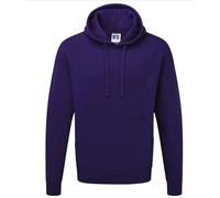 Russell Athletic Colour Mens Hooded Sweatshirt / Hoodie (Purple) - Size 2XL