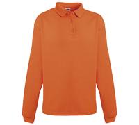 Russell Athletic Europe Mens Heavy Duty Collar Sweatshirt (Orange) - Size X-Small