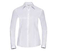 Russell Ladies/Womens Herringbone Long Sleeve Work Shirt Sizes XS-4XL BC2740