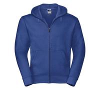 (XL, Bright Royal) Russell Mens Authentic Full Zip Hooded Sweatshirt / Hoodie