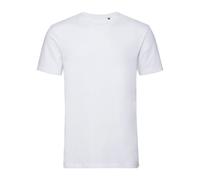 (XL, White) Russell Mens Authentic Pure Organic T-Shirt