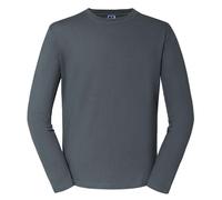 Russell Athletic Mens Classic Long-Sleeved T-Shirt (Convoy Grey) - Dark Grey - Size 2XL