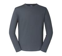 Russell Athletic Mens Classic Long-Sleeved T-Shirt (Convoy Grey) - Dark Grey - Size 2XL