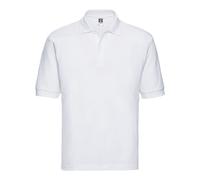 Russell Athletic Mens Classic Polycotton Polo Shirt (White) - Size 4XL