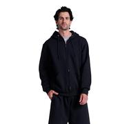 Russell Athletic Men's Dri-Power Fleece Hoodies, Moisture Wicking, Cotton Blend, Relaxed Fit, Sizes S-4x, Black Full Zip, M