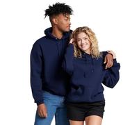 Russell Athletic Men's Dri-Power Fleece Hoodies, Moisture Wicking, Cotton Blend, Relaxed Fit, Sizes S-4x, Navy Pullover, XL