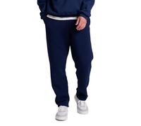 Russell Athletic Men's Dri Power Fleece Open Bottom Sweatpants with Pockets, Relaxed Fit, Moisture Wicking, Navy, XXL