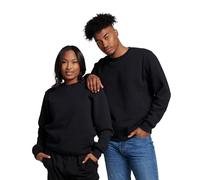 Russell Athletic Men's Dri-Power Fleece Sweatshirts, Moisture Wicking, Cotton Blend, Relaxed Fit, Sizes S-4x, Black, S