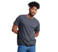 Russell Athletic Men's Essential Short Sleeve Tee, Black Heather, M