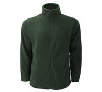Russell Athletic Mens Full Zip Outdoor Fleece Jacket (Bottle Green) - Size 3XL