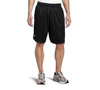 Russell Athletic Men's Mesh Short with Pockets, Black, Small