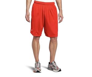 Russell Athletic Men's Mesh Short with Pockets, Burnt Orange, XX-Large