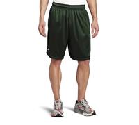 Russell Athletic Men's Mesh Short with Pockets, Dark Green, Small