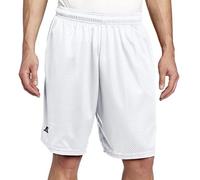 Russell Athletic Men's Mesh Short with Pockets, White, Large