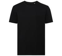 Russell Athletic Mens Organic T-Shirt (Black) material_Synthetic - Size Small