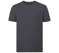 Russell Athletic Mens Organic T-Shirt (Convoy Grey) - Dark Grey material_Synthetic - Size X-Small
