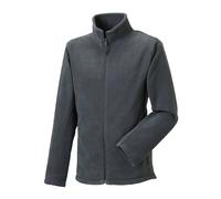 Russell Athletic Mens Outdoor Full Zip Fleece Jacket (Convoy Grey) - Dark Grey - Size X-Small