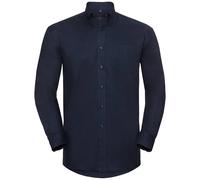 Russell Mens Oxford Easy-Care Long-Sleeved Shirt RW9385