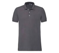 Russell Athletic Mens Pique Stretch Polo Shirt (Convoy Grey) - Dark Grey - Size Medium