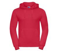(XL, Classic Red) Russell Mens Plain Hoodie