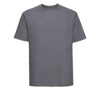 (M, Convoy Grey) Russell Mens Ringspun Cotton Classic T-Shirt
