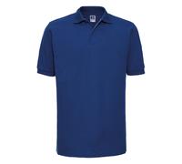 Russell Athletic Mens Ripple Collar & Cuff Short Sleeve Polo Shirt (Bright Royal) - Navy/Blue - Size 6XL