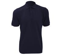 Russell Athletic Mens Ripple Collar & Cuff Short Sleeve Polo Shirt (French Navy) - Navy/Blue - Size 4XL