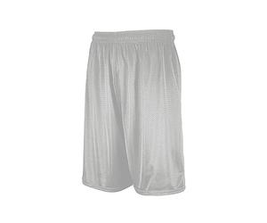 Russell Athletic Men's Russell Dri-Power Mesh Shortssilver Medium Shorts, Grey/Silver