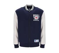 Russell Athletic Mens Ty-fleece Bomber Jacket, Marine, XL EU