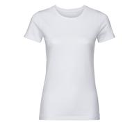 (XXL, White) Russell Womens/Ladies Authentic Pure Organic Tee