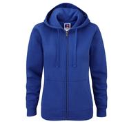 Russell Athletic Womens Ladies Premium Authentic Zipped Hoodie (3-Layer Fabric) (Bright Royal) - Multicolour - Size Large