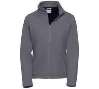 Russell Athletic Womens/Ladies Smart Soft Shell Jacket (Convoy Grey) - Dark Grey - Size X-Small
