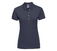 Russell Athletic Womens/Ladies Stretch Short Sleeve Polo Shirt (French Navy) - Multicolour - Size Large