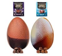 Russell & Atwell Fresh Chocolate | Luxury Chocolate Gifts | UK Made | Double Marbled Easter Egg Milk/Blond and Milk/Dark