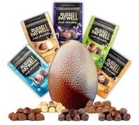 Russell & Atwell Fresh Chocolate | Luxury Chocolate Gifts | UK Made | Easter Egg Maxi Monty (Milk/Blond Marbled)