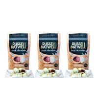 Russell & Atwell Fresh Chocolate | Luxury Gifts | Chocolate Multipack | UK Made | Letterbox Gift Box - 3 x 90g Packs (Dirty Blond 3 Pack)