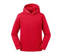 Russell Authentic Hooded Sweatshirt in Red | Size: 11-12 Years Russell Red 11-12 Years