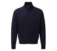 Russell Authentic Sweat Jacket Drop Shoulder Zip Up Casual Workwear