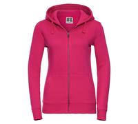 Russell Authentic Womens Zipped Hoodies Ladies Zip Up Hooded Sweatshirt Jacket